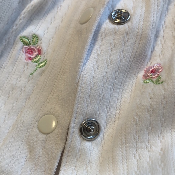 Tapioca 3 Piece Preemie White Sleeper Bonnet & Receiving Blanket Vintage - Picture 10 of 12